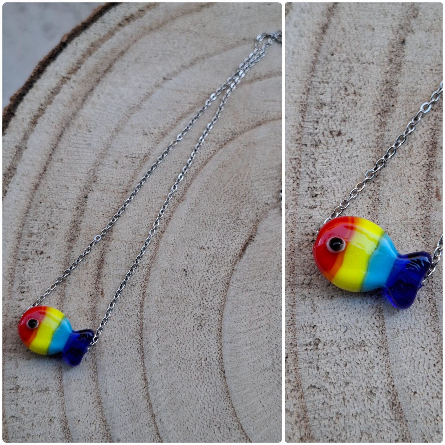 Collana pesciolino multicolor