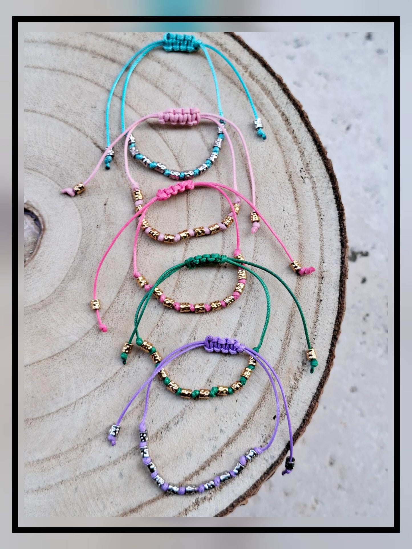 Bracciale nodo scorrevole