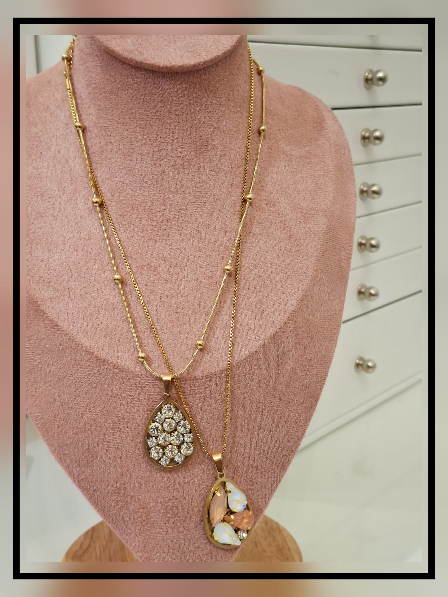 COLLANA GOLD STRASS
