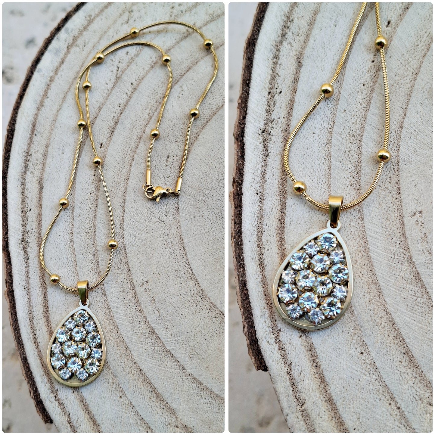 COLLANA GOLD STRASS