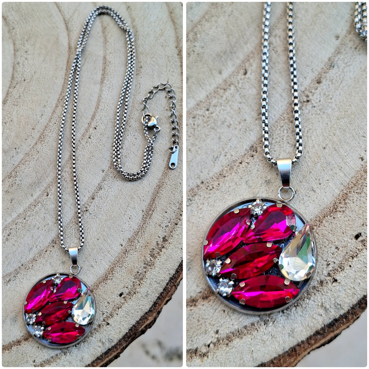 COLLANA SILVER STRASS