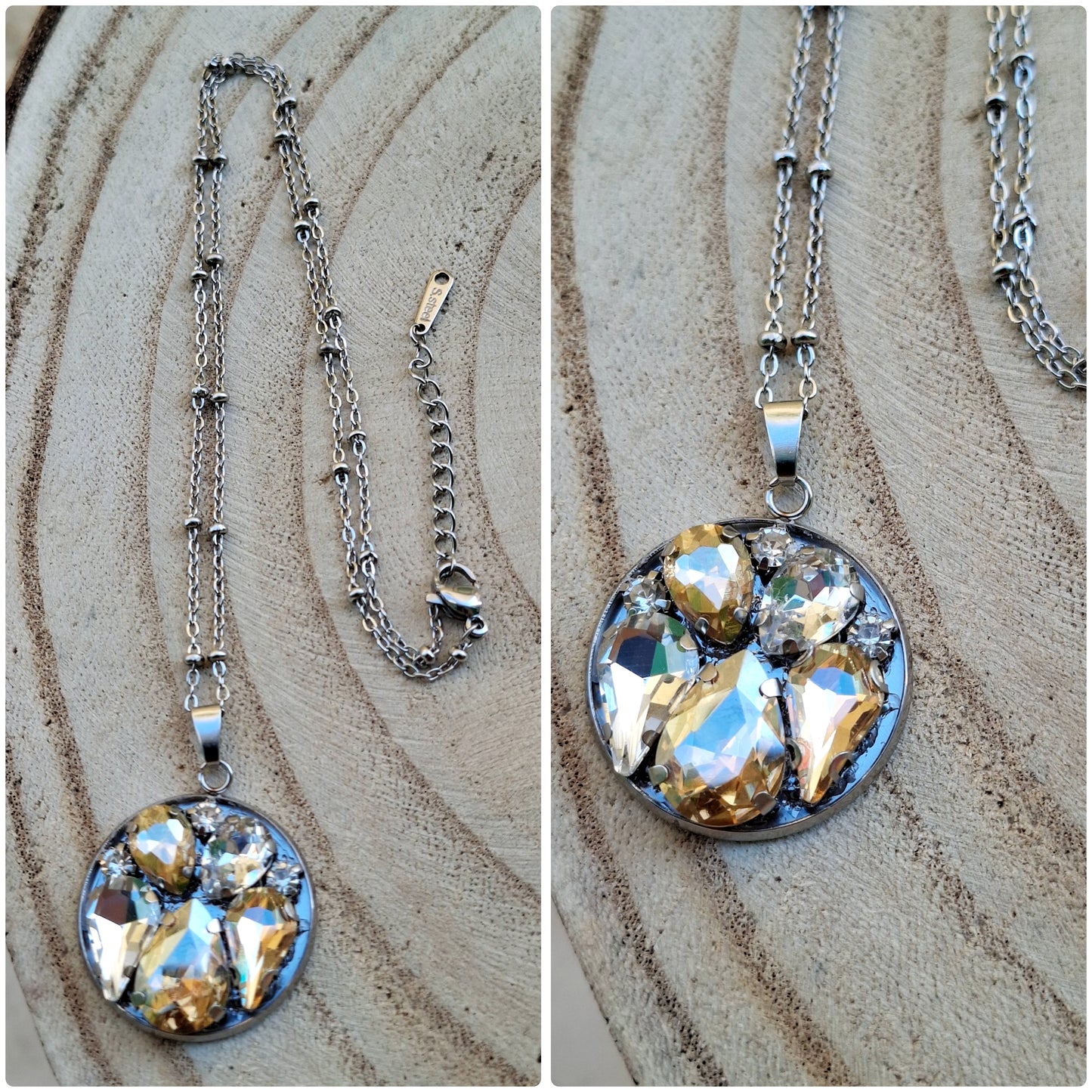 COLLANA SILVER STRASS