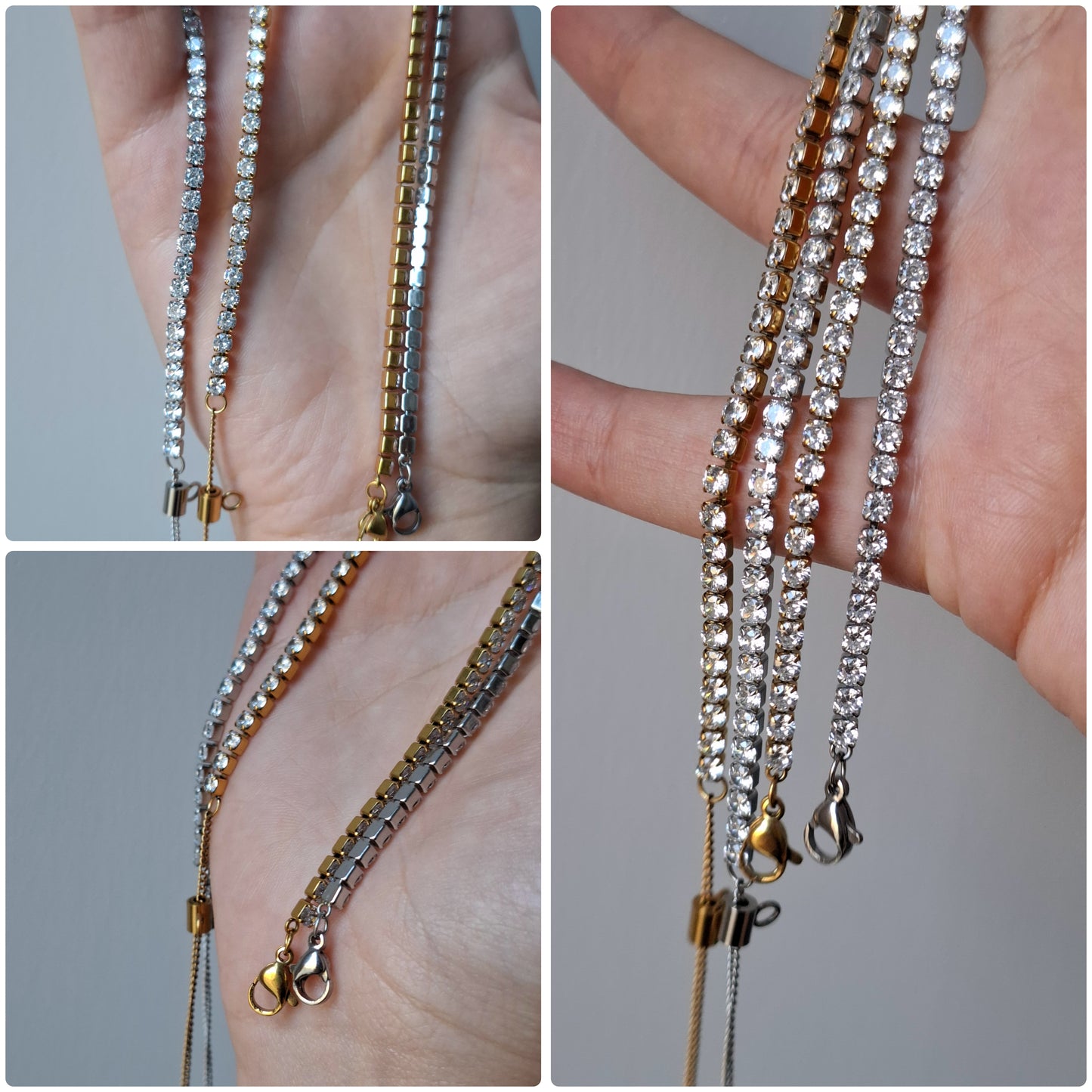 Collana Tennis con cursore