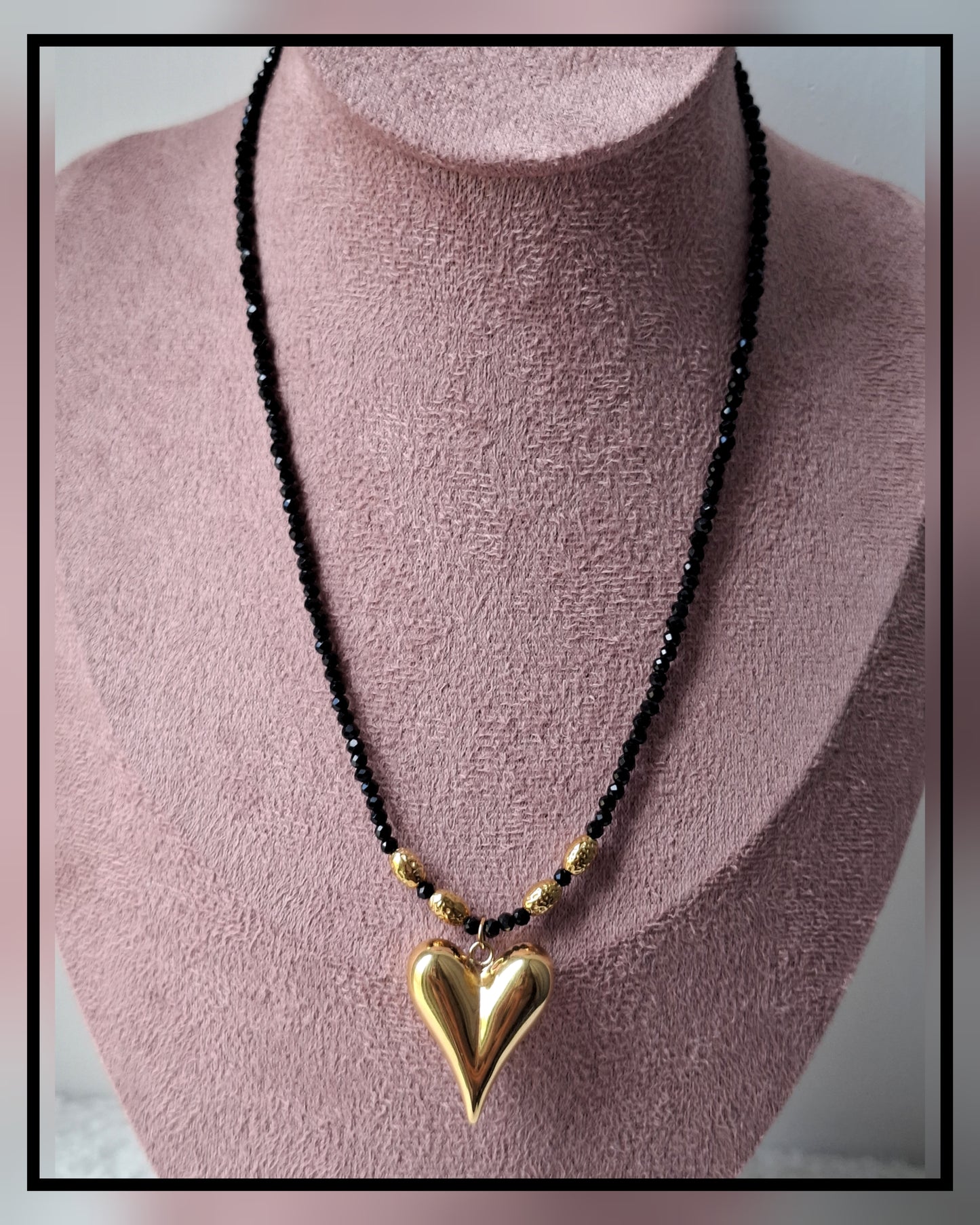 Collana CUORE BOMBATO