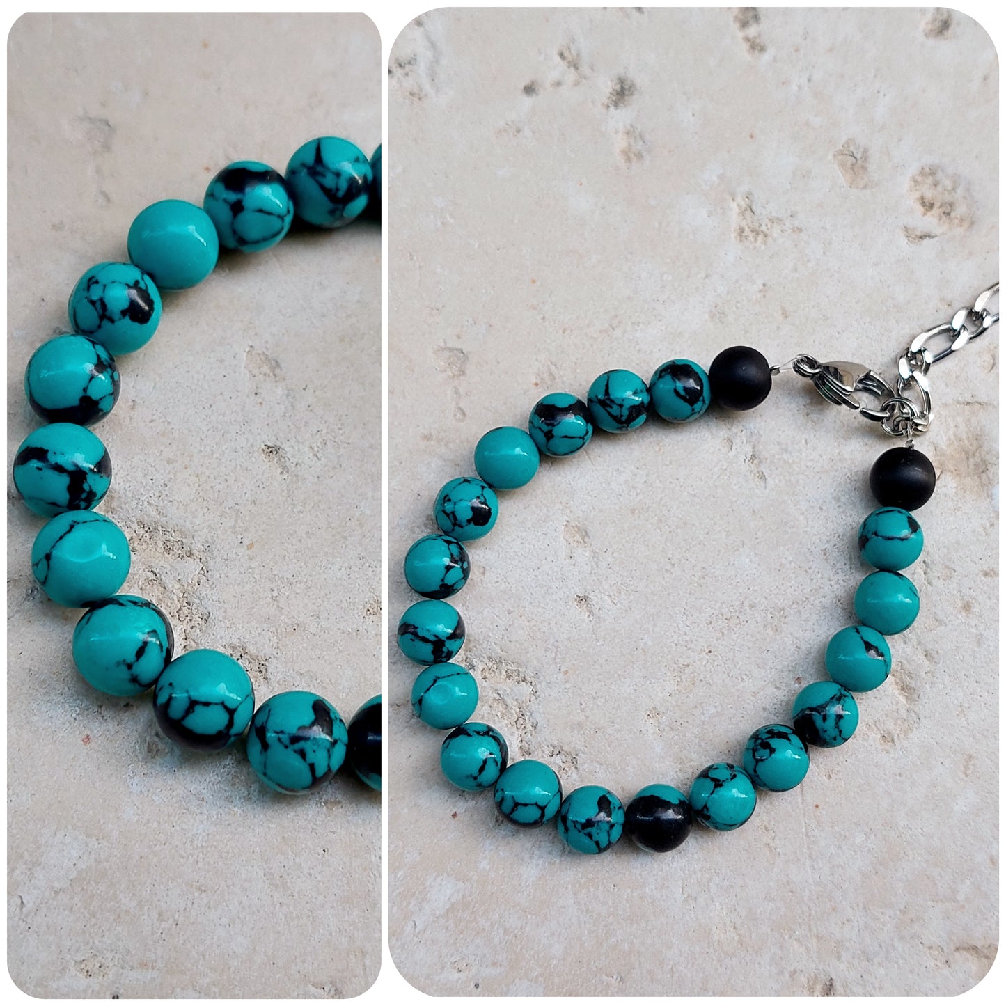 BRACCIALE PIETRE NATURALI