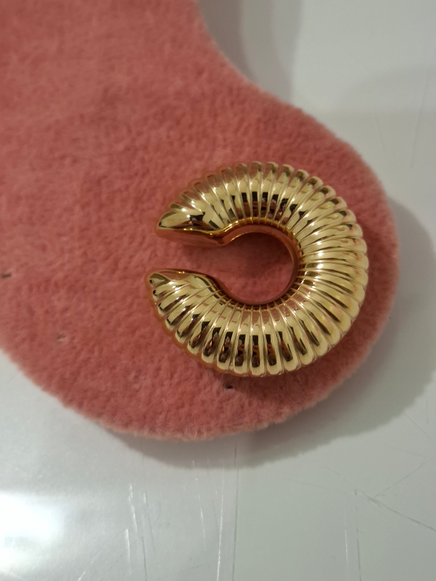 Ear cuff rigato