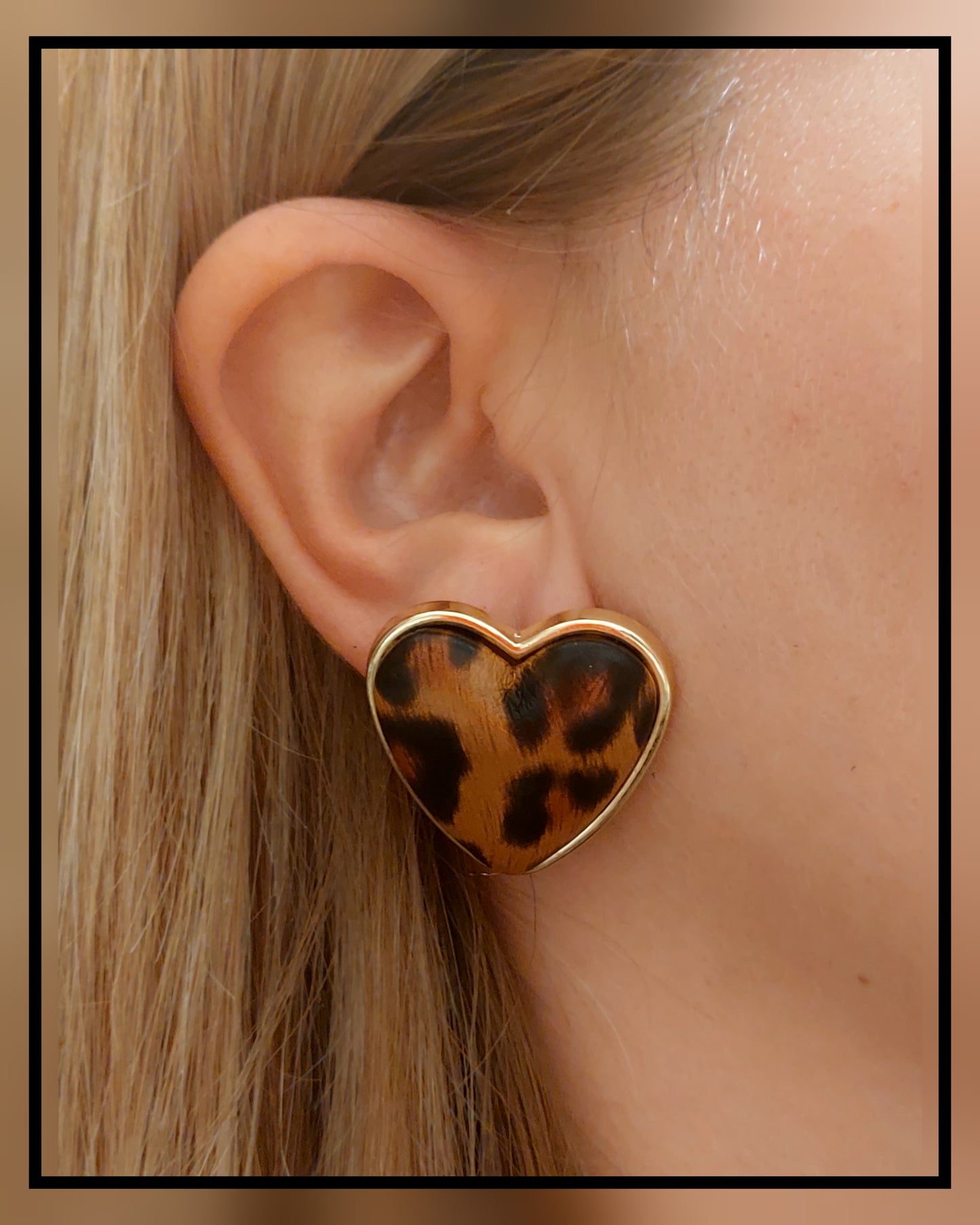 Orecchino leopardato