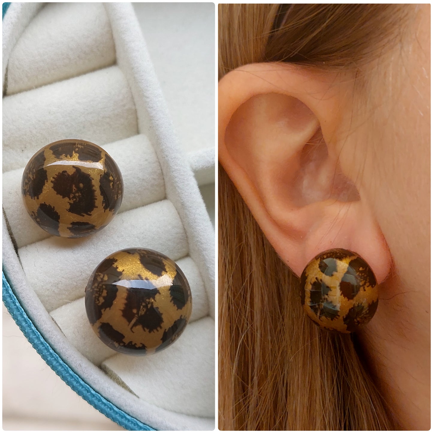 Orecchino leopardato