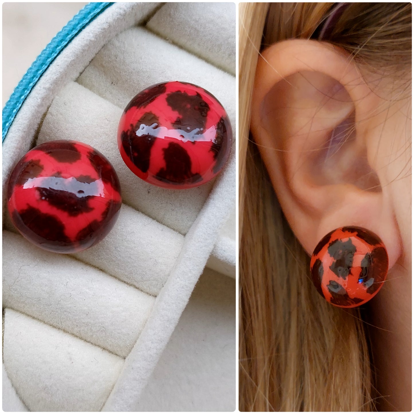 Orecchino leopardato