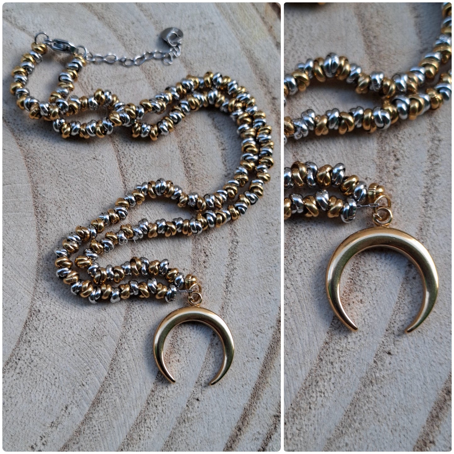 COLLANA BICOLOR LUNA