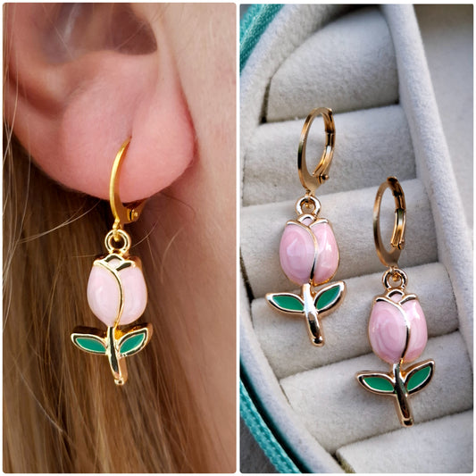 ORECCHINO TULIPANI