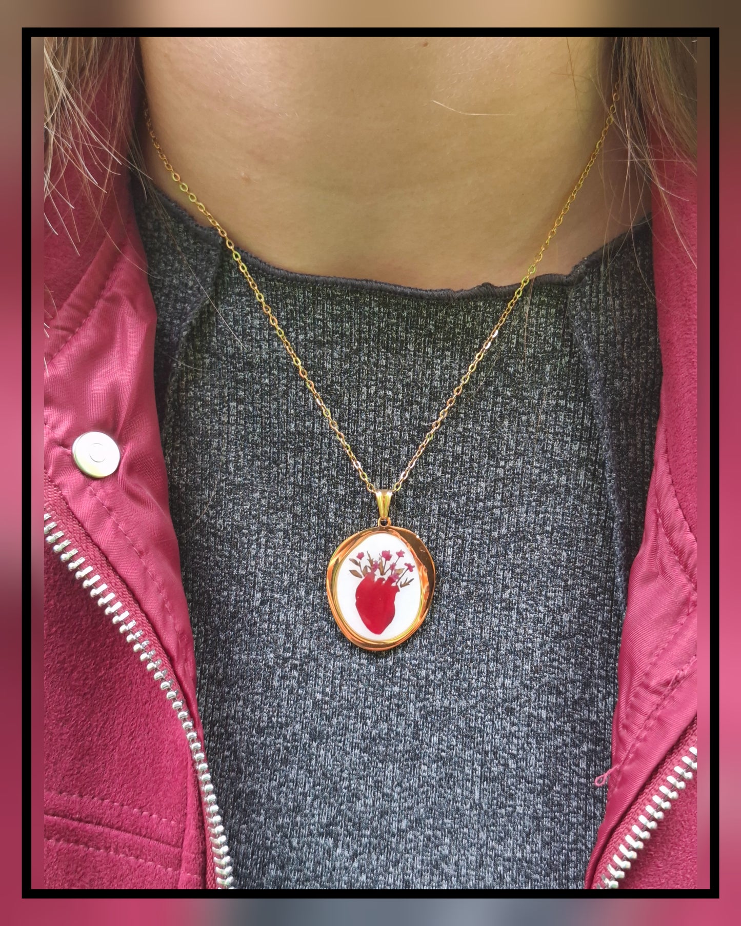 Collana CUORE ANATOMICO