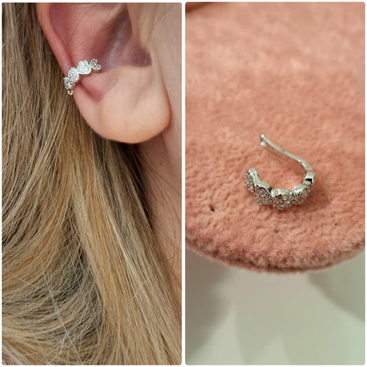 Ear cuff cuoricini