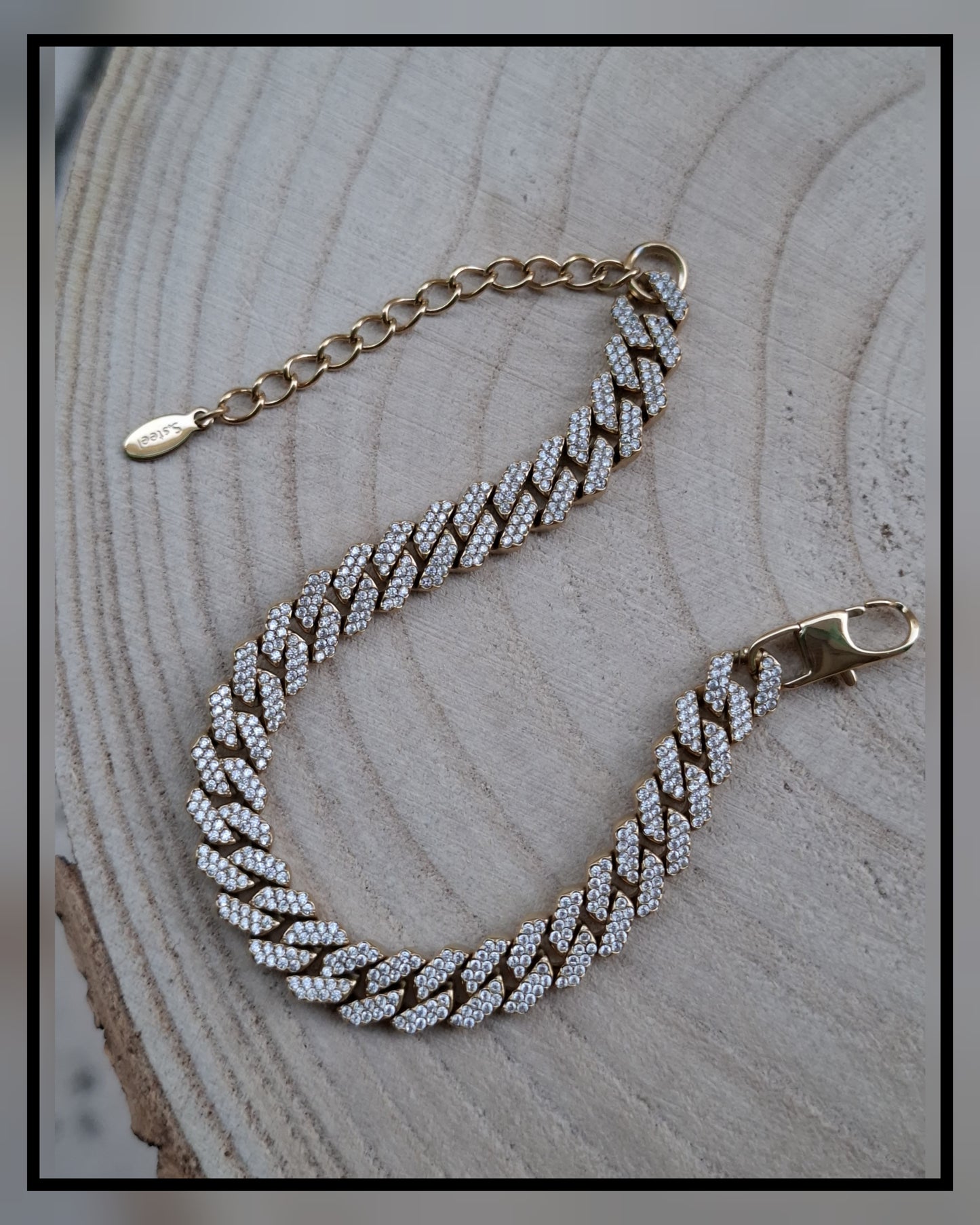 Bracciale MAGLIA ZIRCONATA