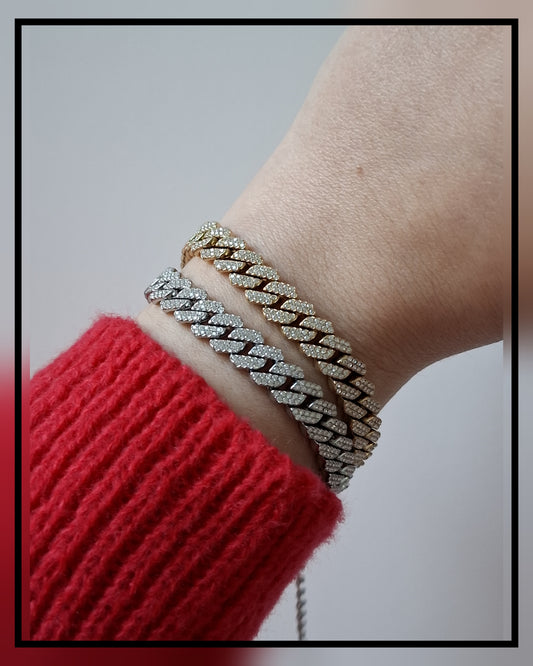 Bracciale MAGLIA ZIRCONATA