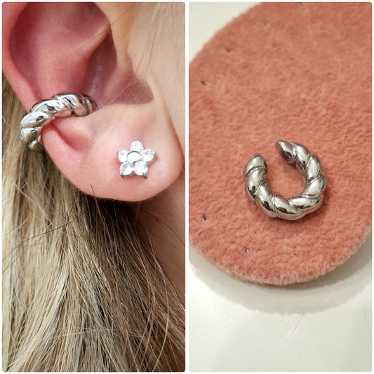 Ear cuff intreccio