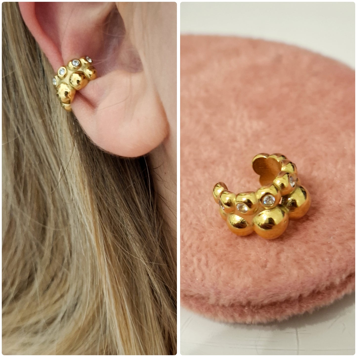 Ear cuff Bubble