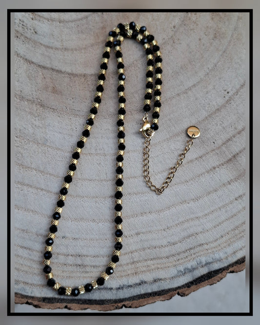 Collana CRISTALLI NERI